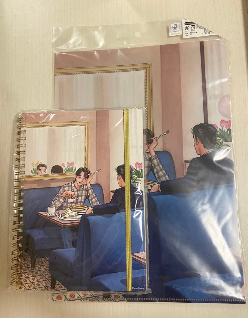 ファミレス行こ グッズセット リングノート＆クリアファイル3枚 未使用品