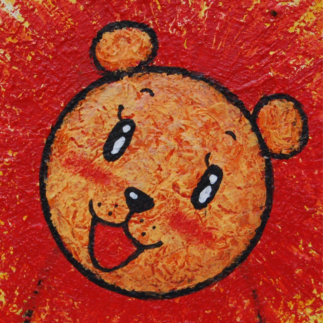 徳治昭　肉筆　原画　「 らいおんサン 」　童画　イラスト　真作保証