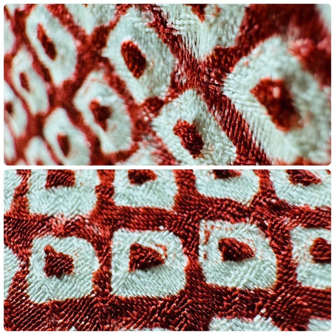 美品　振袖セット　絞り　地紋　鶴　御所車　成人式　結婚式　長襦袢付き　正絹