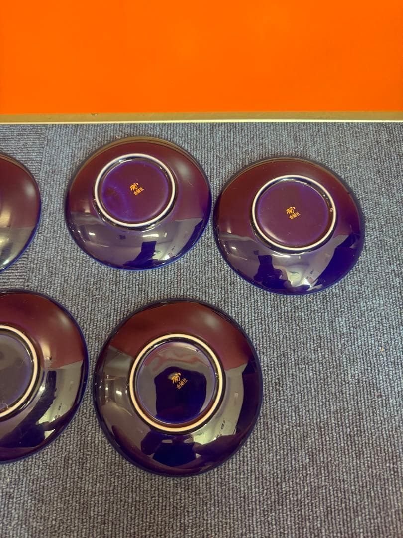 1959 香蘭社　金彩　皿　5客