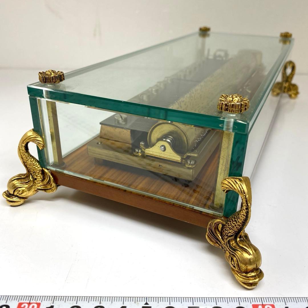 稼働品リュージュシリンダー式オルゴール144弁3曲　東Y7-0217☆1Fチコサ