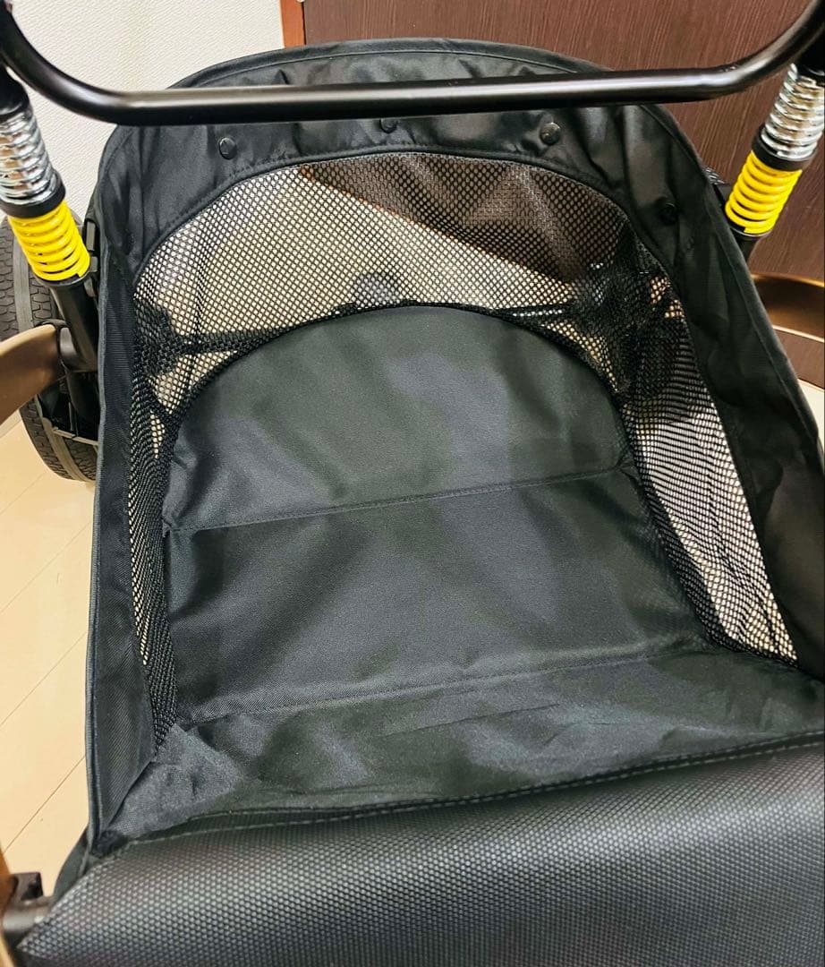 SKISOPGO ペットカート 犬用ベビーカー カーキ