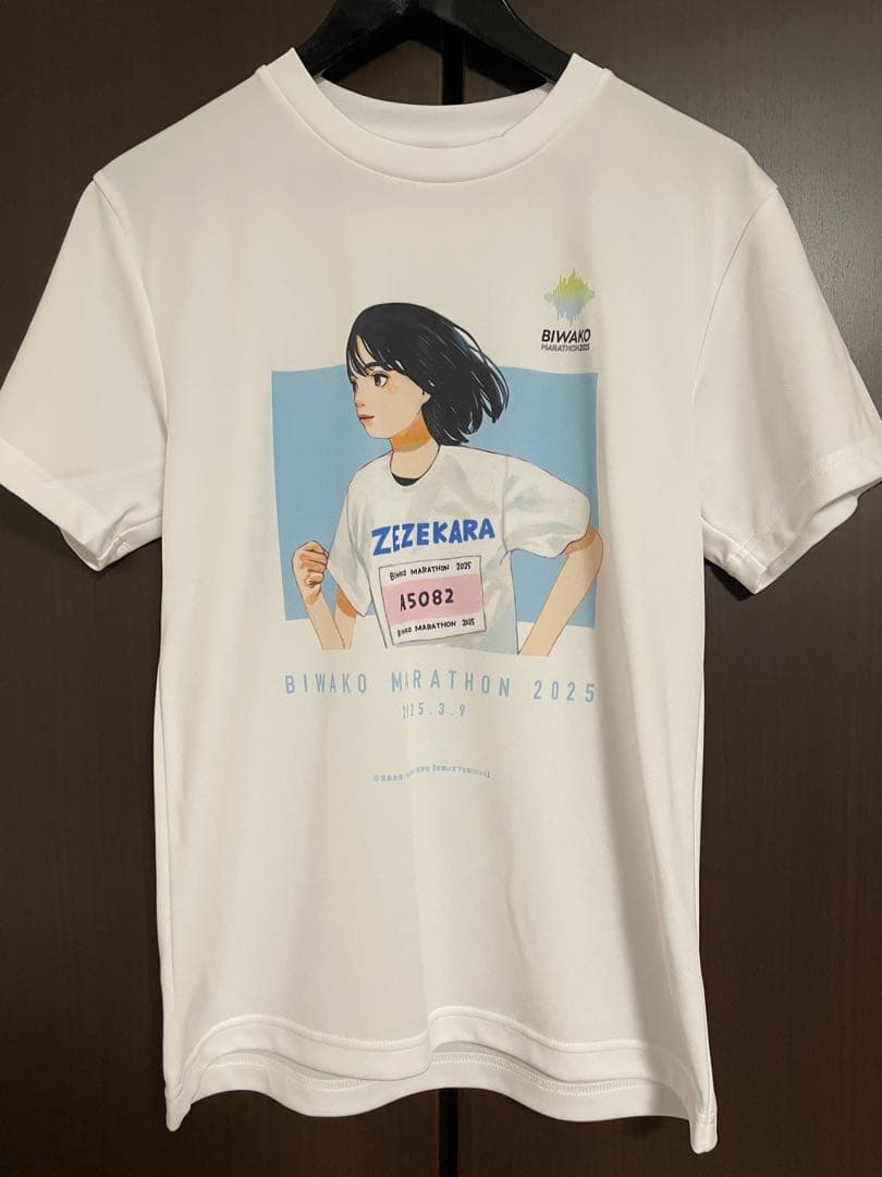 成瀬は天下を取りに行くびわ湖マラソン2025 Tシャツ 成瀬あかりデザイン Ｓ
