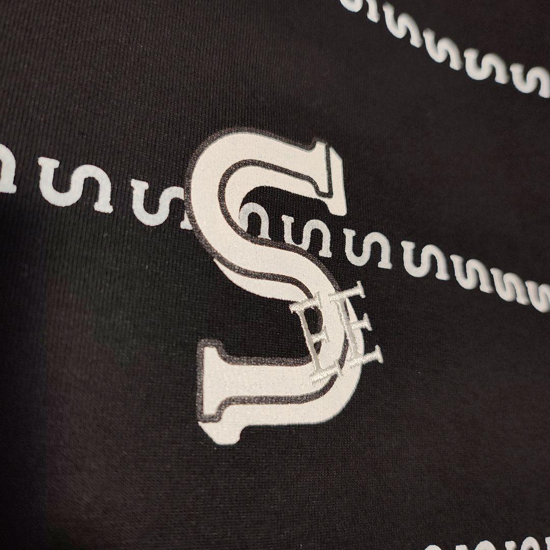 【新品】SEE SEE SUPER BIG ROUND BORDER TEE 黒