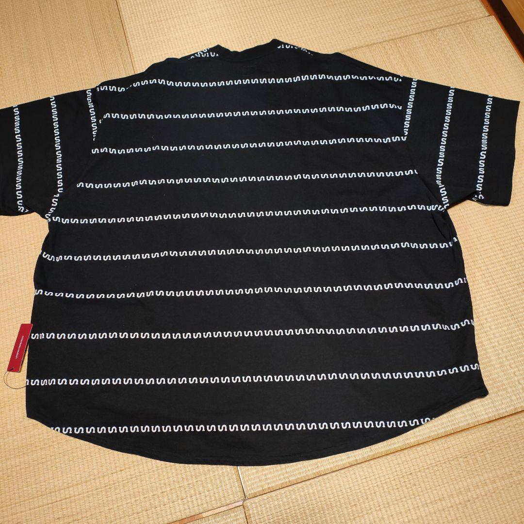 【新品】SEE SEE SUPER BIG ROUND BORDER TEE 黒