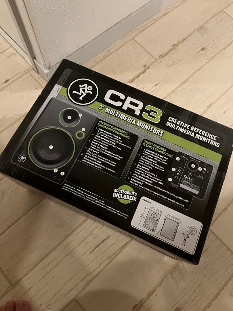 【極美品】Mackie CR3 マルチメディアモニター