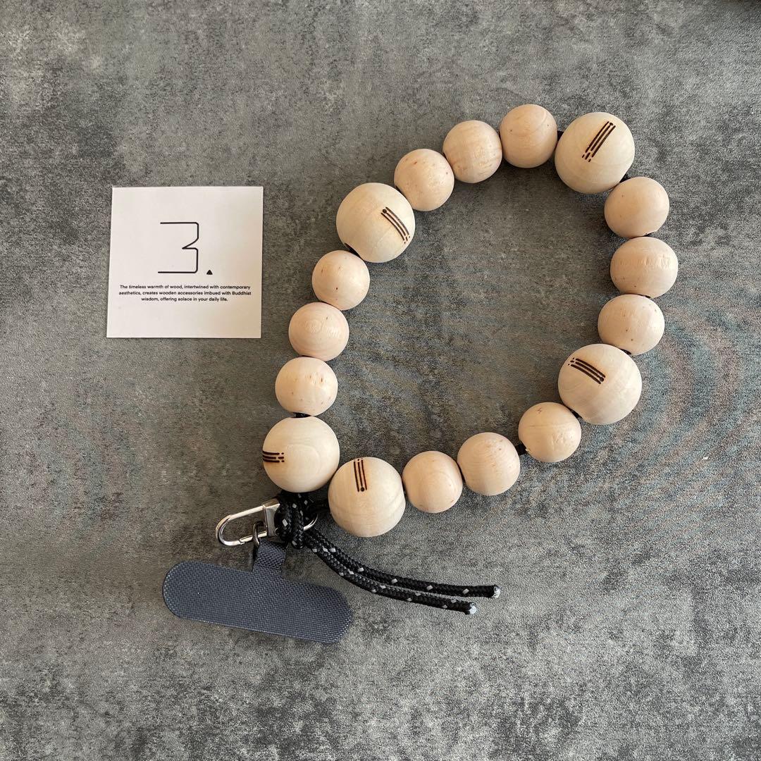 激レア商品　juzudama3.japan 木製ストラップ No. 0258