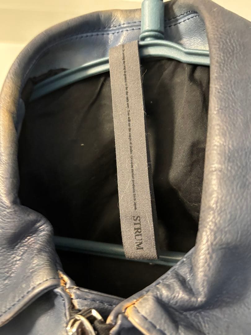 試着のみ‼️STRUM ストラム Burning dyed バーニングダイ ブルー