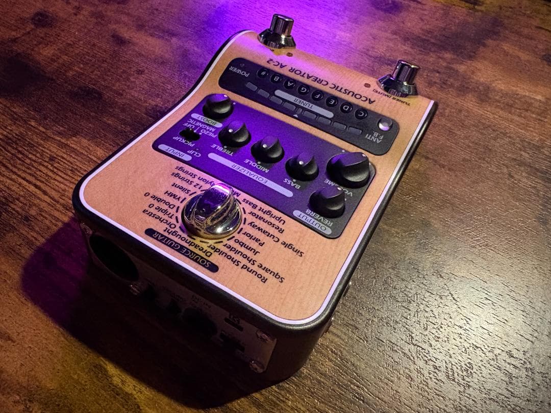 Zoom - AC-2 Acoustic Creator (アコギプリアンプ)