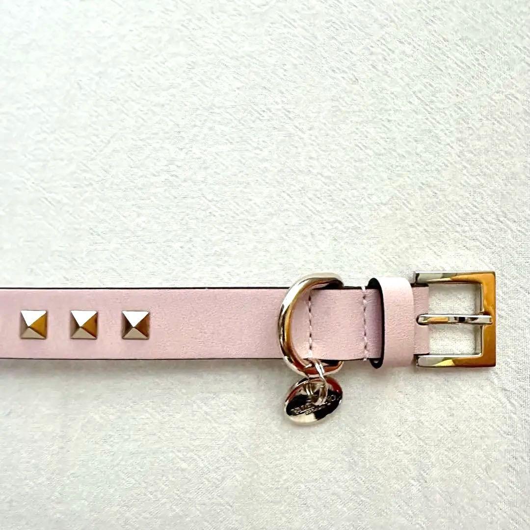 未使用 VALENTINO レザー 犬 首輪