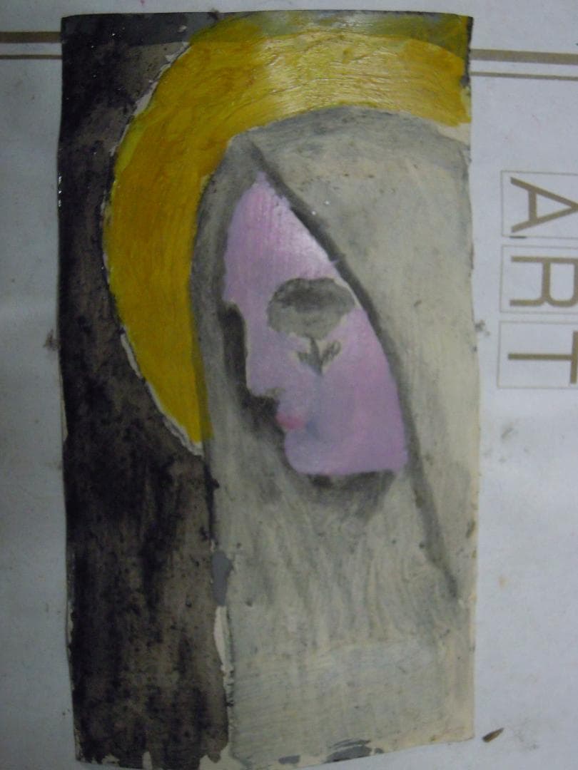 マリアの目が花