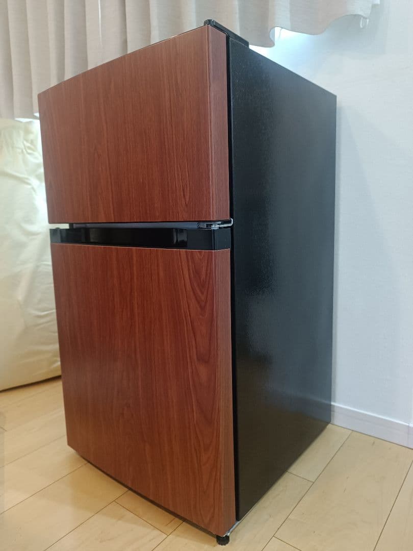 2024年 PRC-B092D 2ドア冷蔵庫 木目調