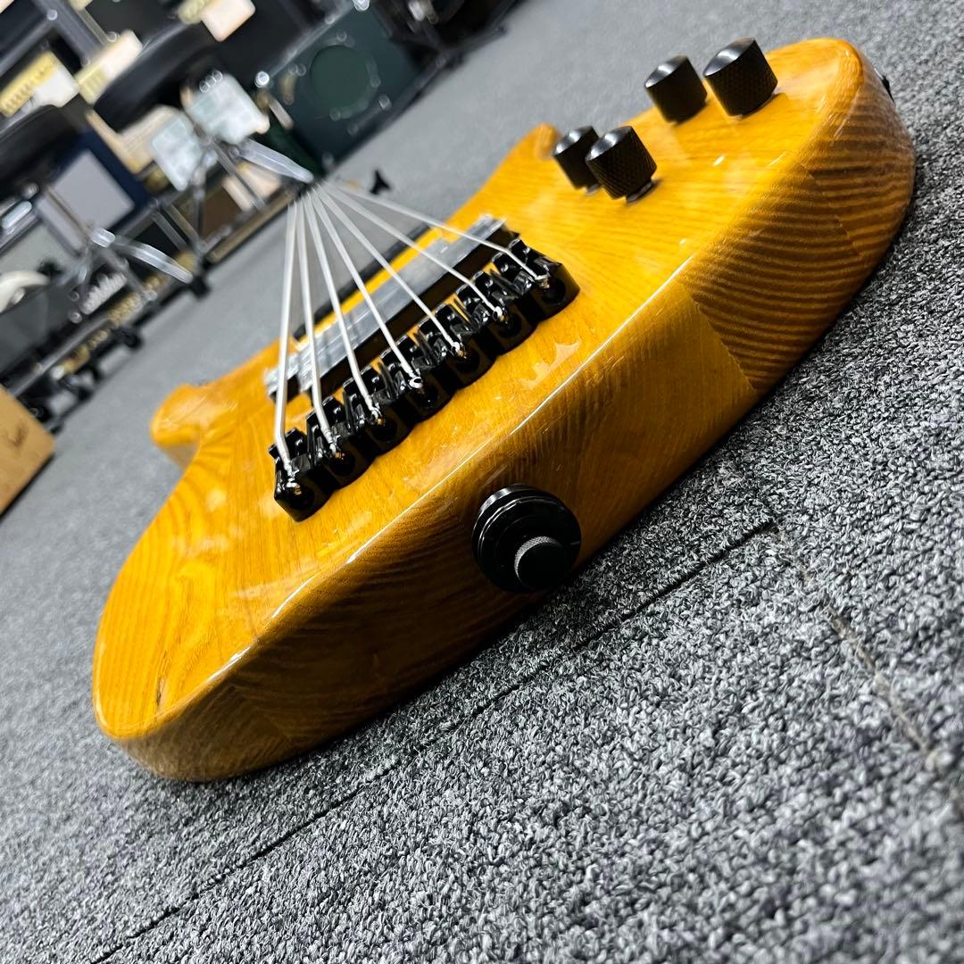 【11371】 ノーブランド 7弦ベース フレットレスベース ナチュラル