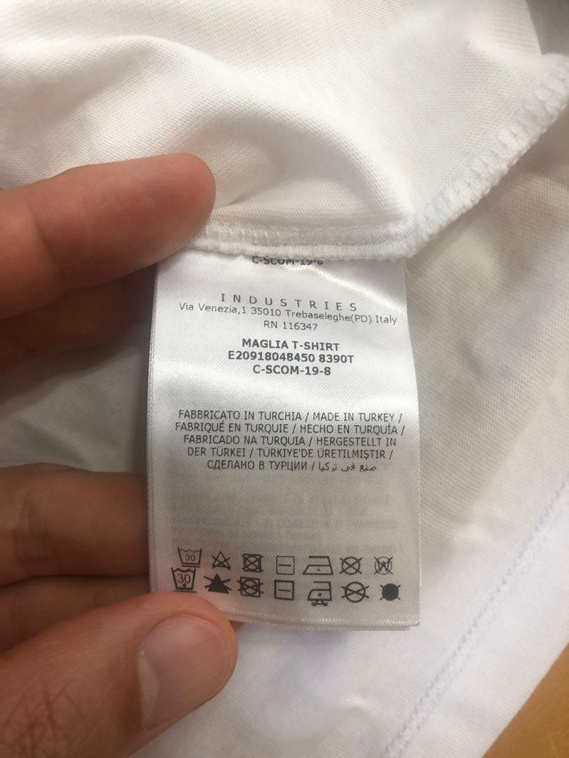 モンクレール MONCLER tシャツ　ボックスロゴ　半袖　L