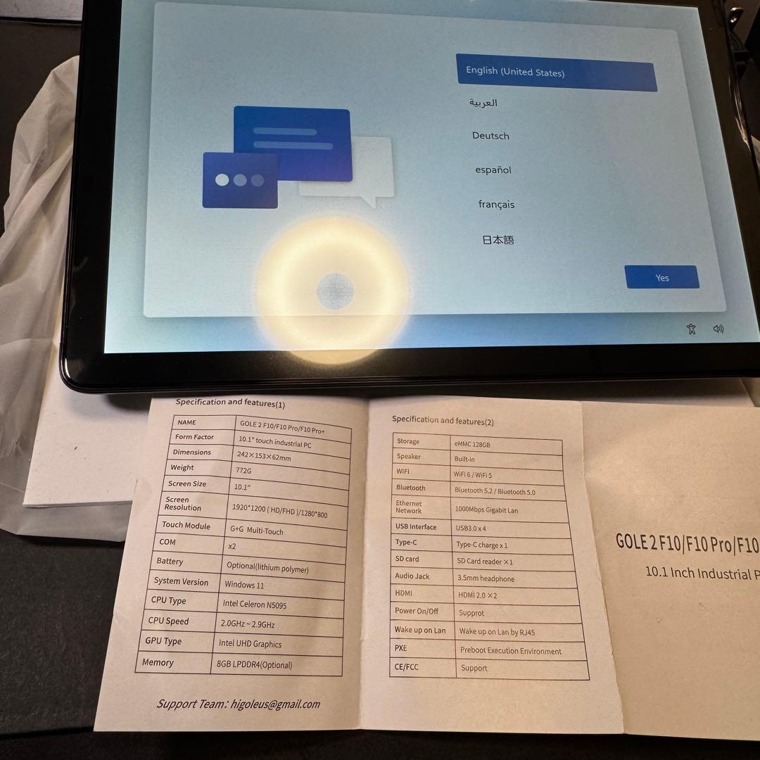 《新品》10.1型Windows 11Pro MiniPC インテル N5095