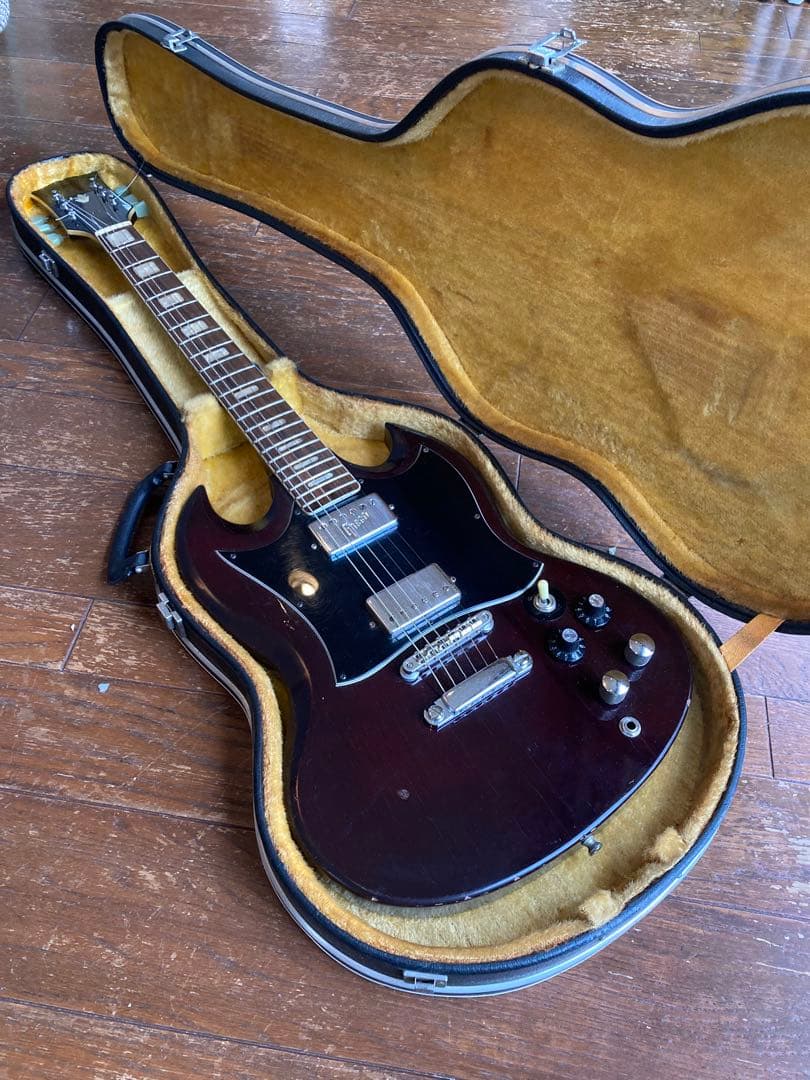 greco70'sダークチェリー色SG ジャパンヴィンテージ