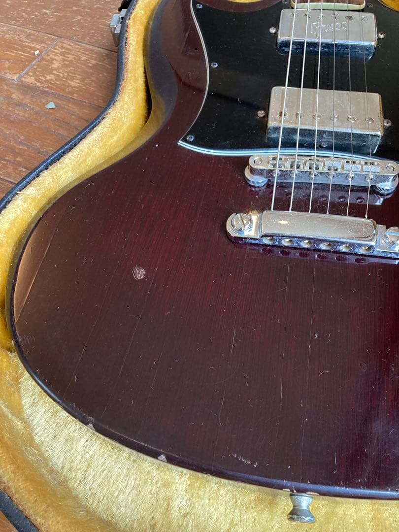 greco70'sダークチェリー色SG ジャパンヴィンテージ