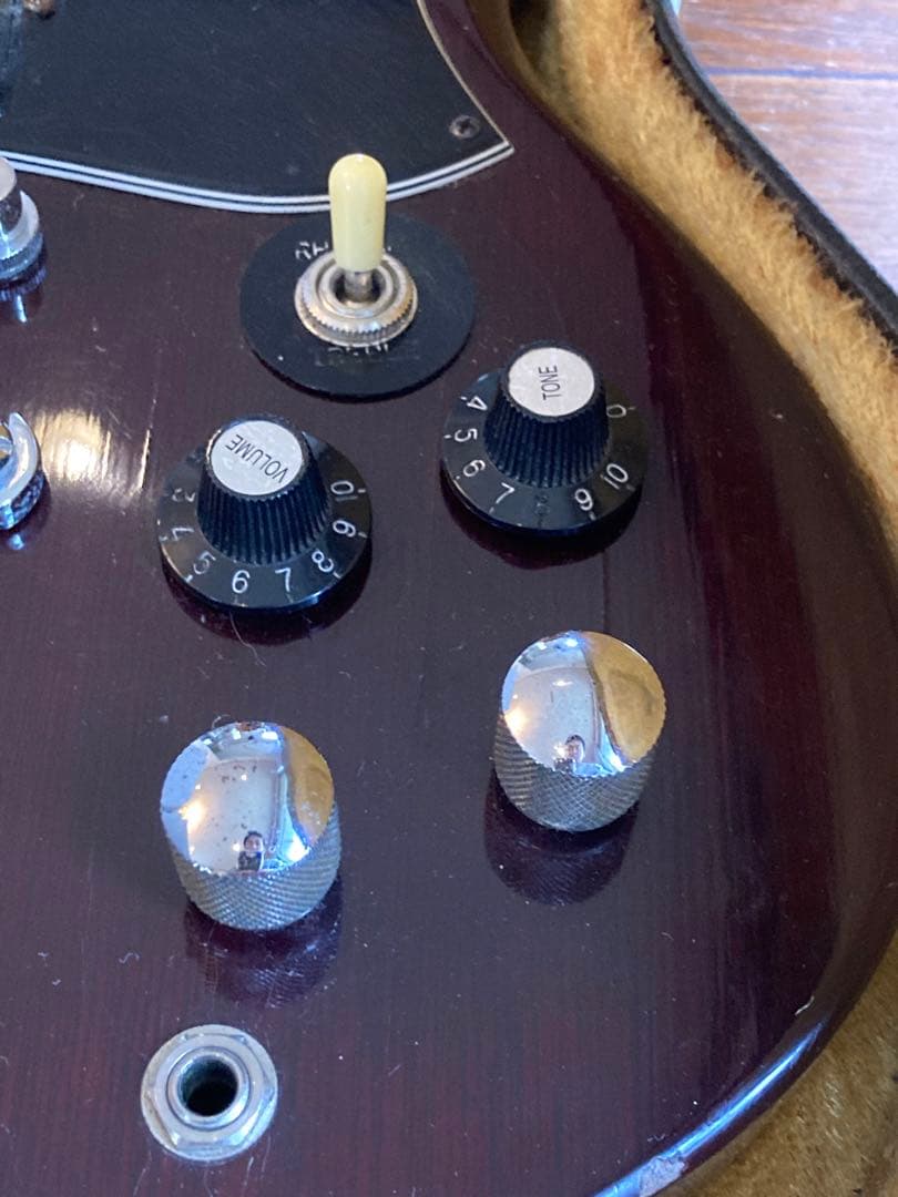 greco70'sダークチェリー色SG ジャパンヴィンテージ