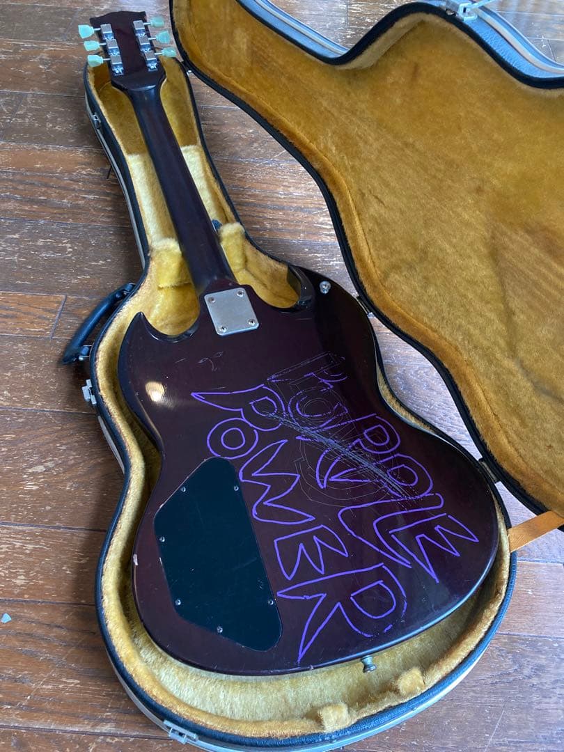 greco70'sダークチェリー色SG ジャパンヴィンテージ