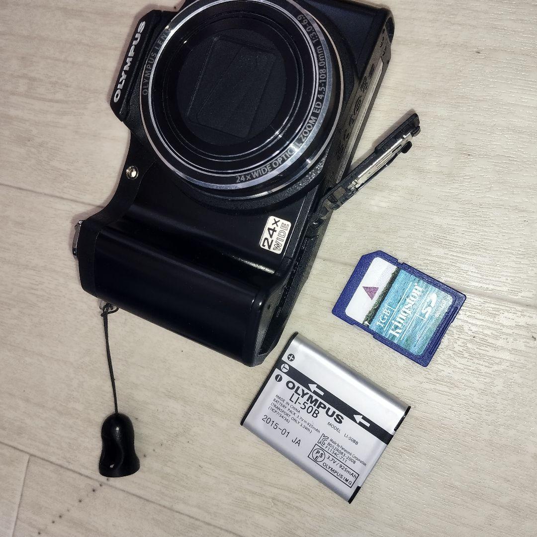 OLYMPUS SZ-14 ブラック コンパクトデジタルカメラ 動作品
