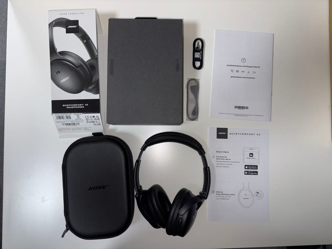 ヘッドホン BOSE QuietComfort 45 headphones