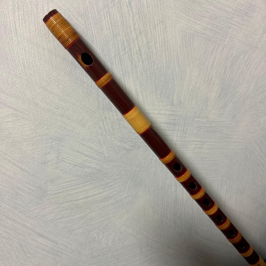 【早い者勝ち！！】岸和田だんじり祭　獅子田　篠笛 赤と茶色