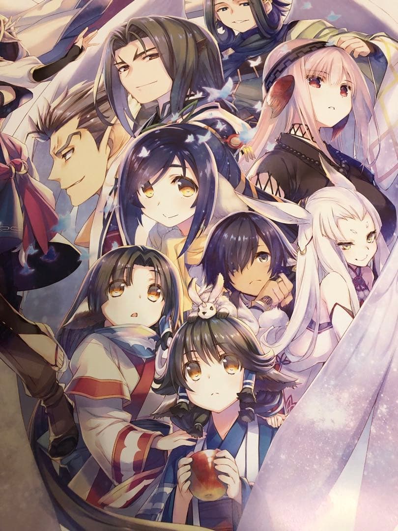 【非売品】うたわれるもの Suara 天命の傀儡 アクアプラス B2 ポスター