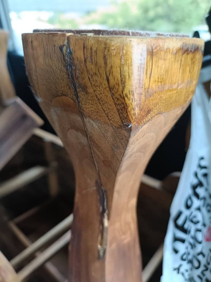 ヴィンテージ風 コンソール 猫脚 チーク 東京池袋