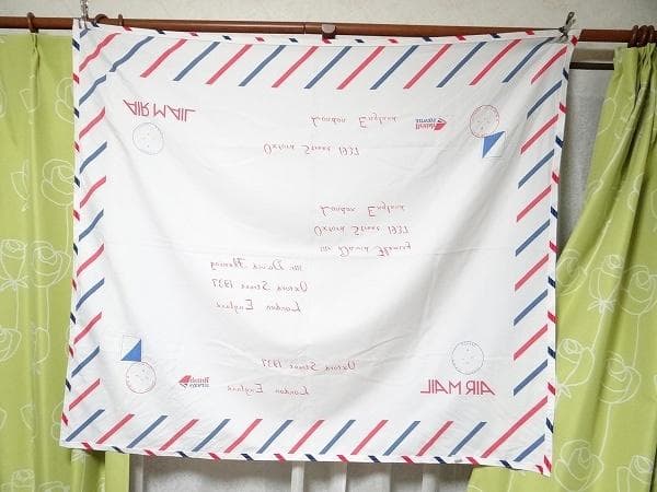 希少 British airways 英国航空 AIR MAIL テーブルクロス