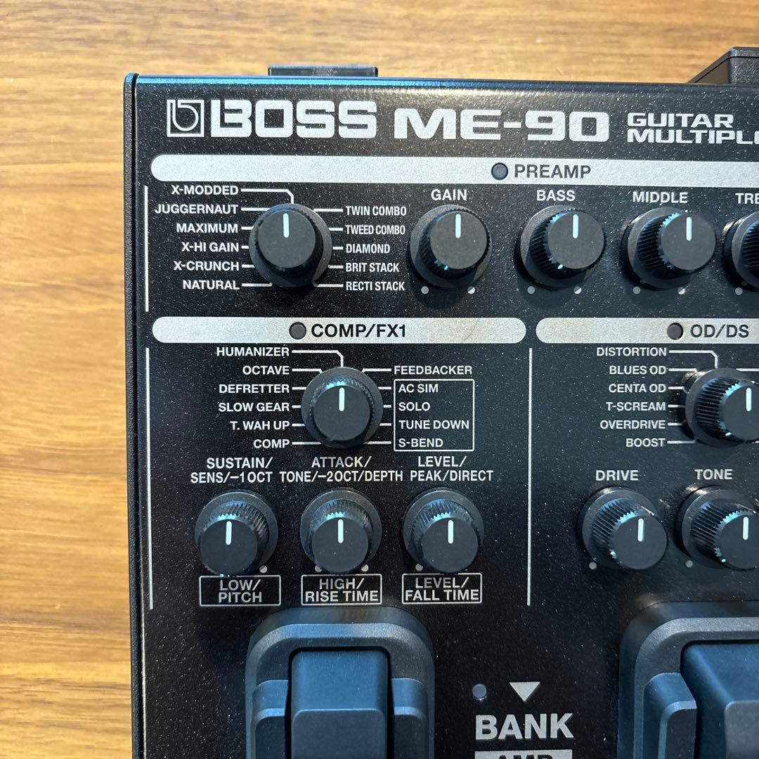 【美品】BOSS ME-90 マルチエフェクター3点セット 純正アダプター付