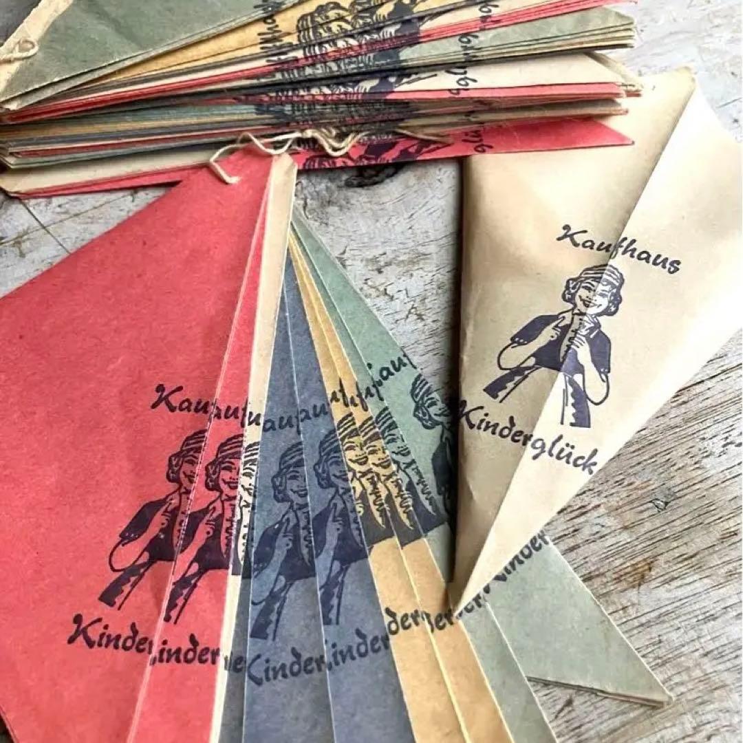 海外　ヴィンテージ ドイツ　ままごと　マルシェ袋　ジャンクジャーナル　60枚★