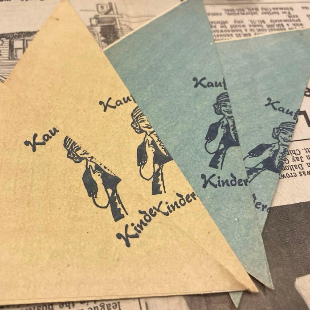 海外　ヴィンテージ ドイツ　ままごと　マルシェ袋　ジャンクジャーナル　60枚★