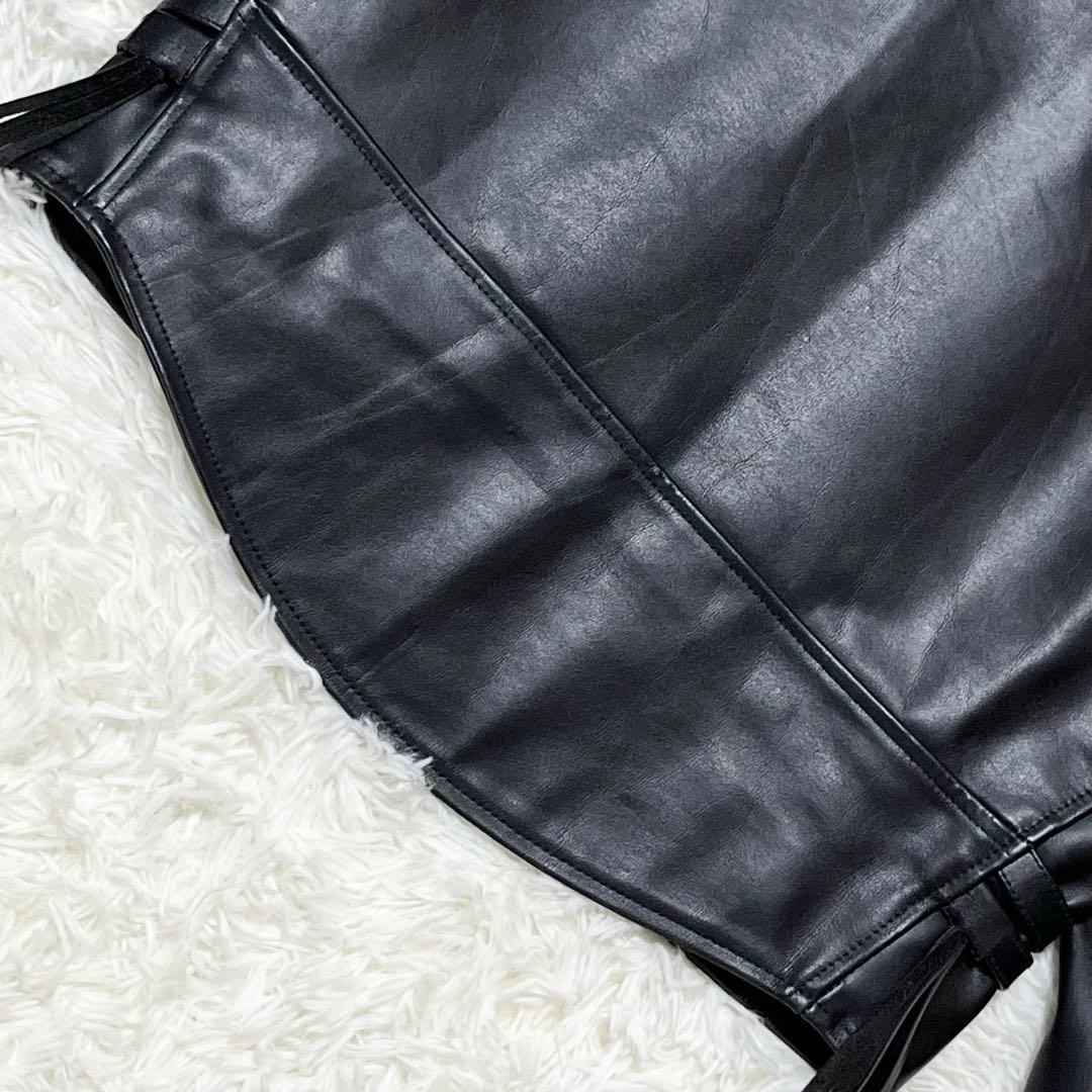 美品 希少サイズ ホーンワークス ダブルライダースジャケット 3L レザー 黒