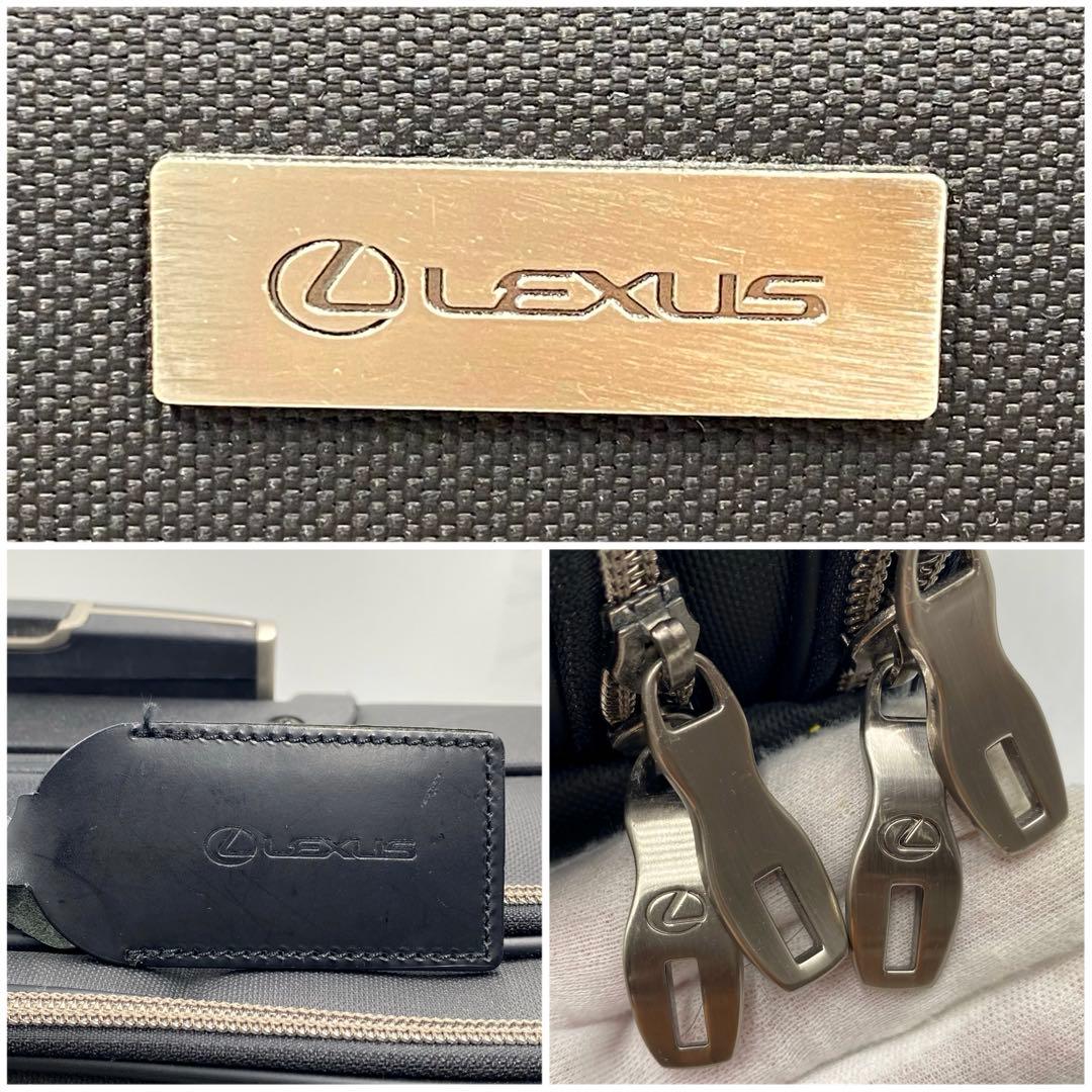 希少品✨️ LEXUS ビジネス キャリーバッグ トロリーケース レザー 大容量