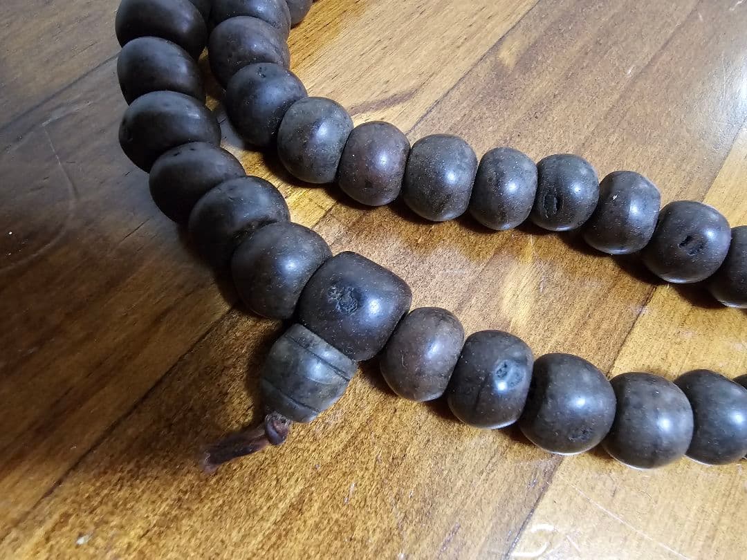 Tibetan Mala チベット アンティーク 鳳眼　龍眼　数珠