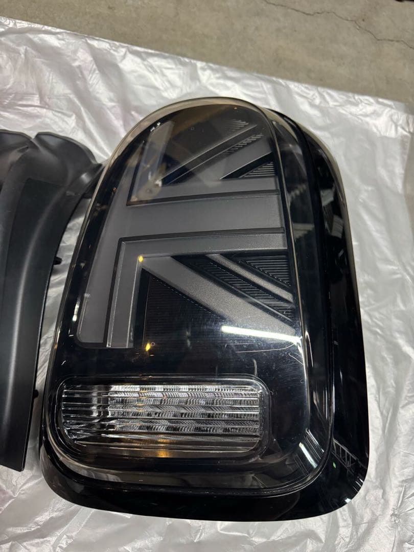 ミニF60クロスオーバー用 LED テールライト ユニオンジャックスモーククリア