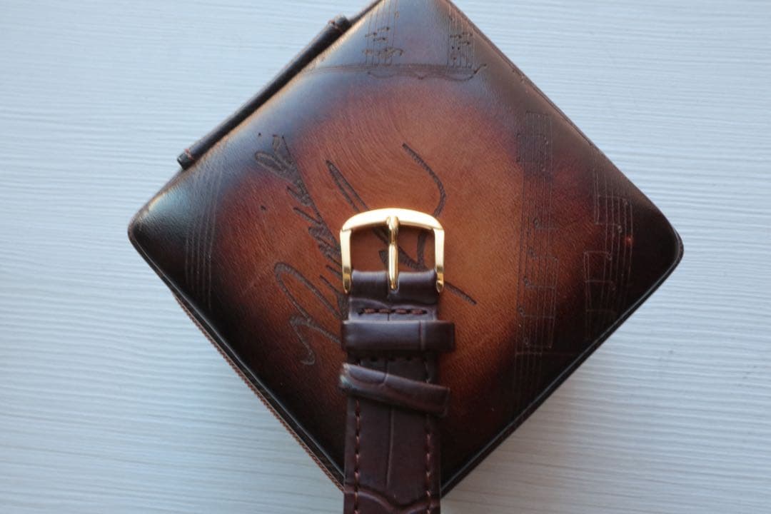 SEIKO シャリオ tank 6030 レクタンギュラー ゴールド 稼動品