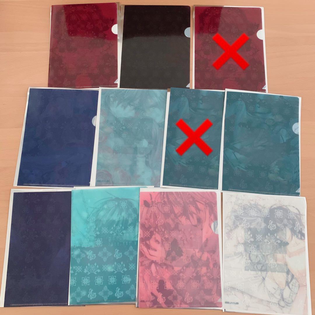 樋野まつり原画展　ヴァンパイア騎士　トレーディングA6クリアファイル　9種セット