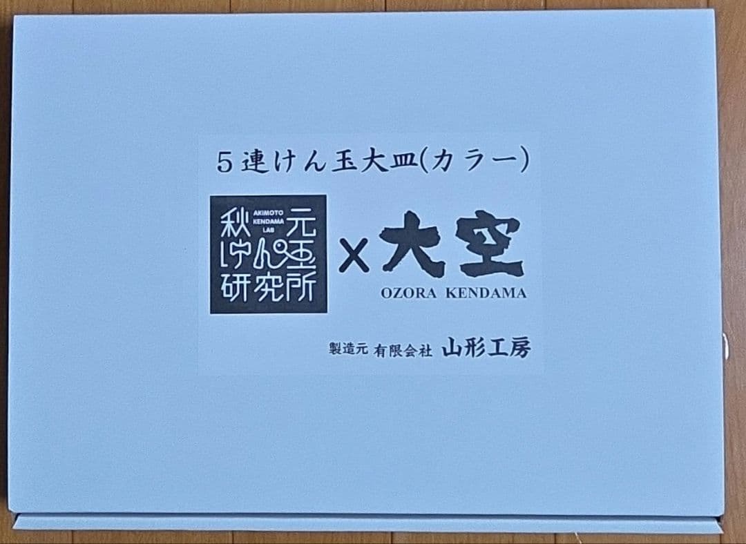 5連けん玉大皿 (カラー)