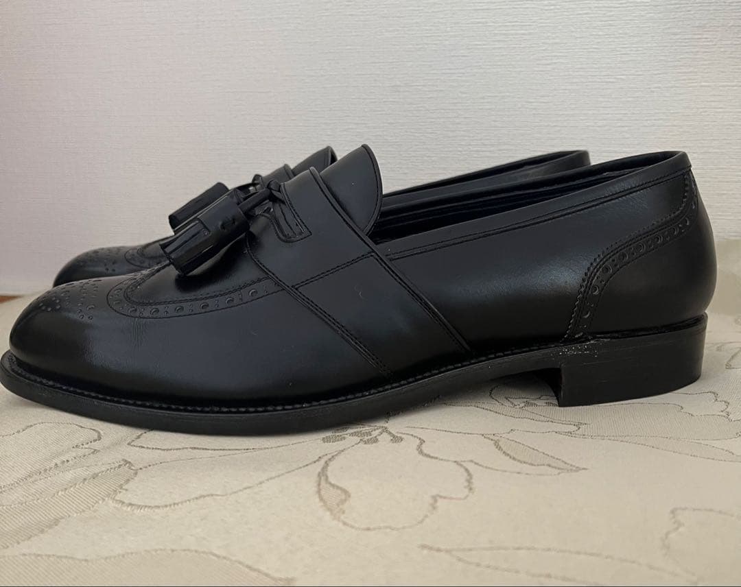 スコッチグレイン　タッセル　黒 26EEE