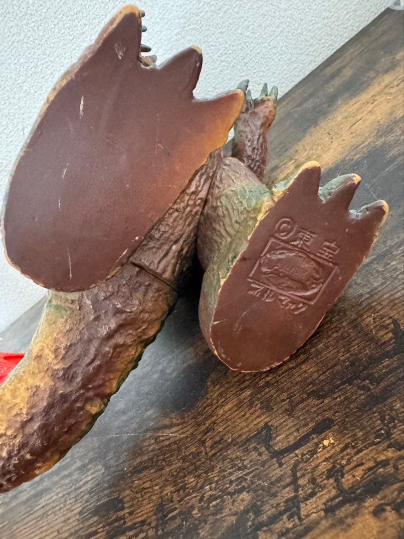 s63 ゴジラ　ブルマァク　ジャイアントサイズ　東宝　東京タワー付き　珍色？