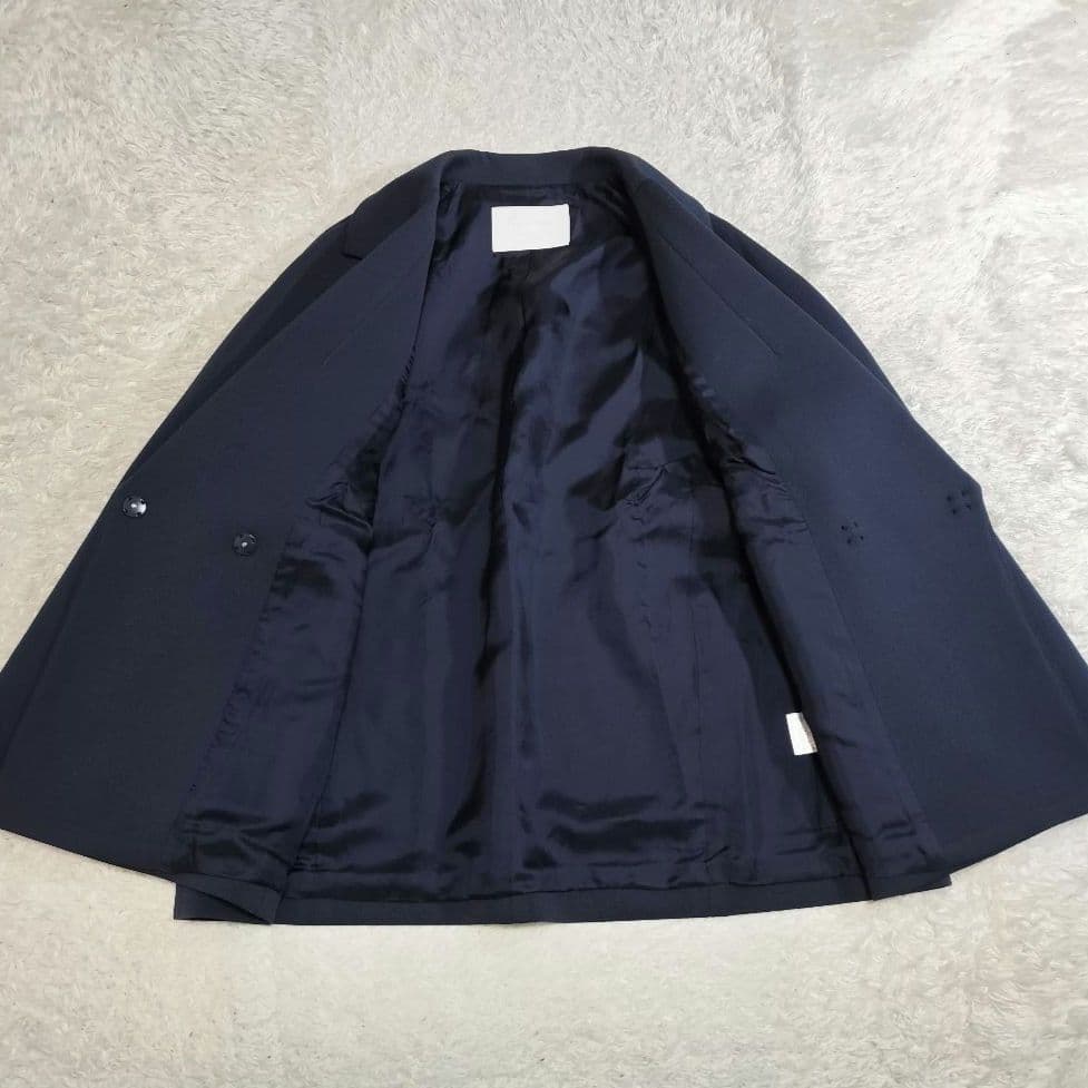 極美品　ボールジィ　スキューバジャージーショートコート　紺　小さいサイズ　34