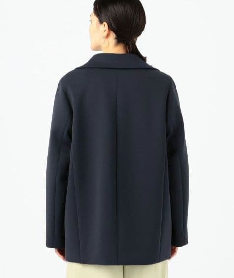 極美品　ボールジィ　スキューバジャージーショートコート　紺　小さいサイズ　34