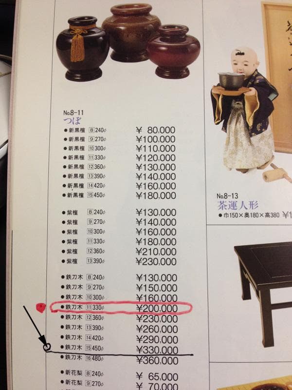 ★ラッキー特価！★ タガヤサン（鉄刀木）45cm 　特大壷