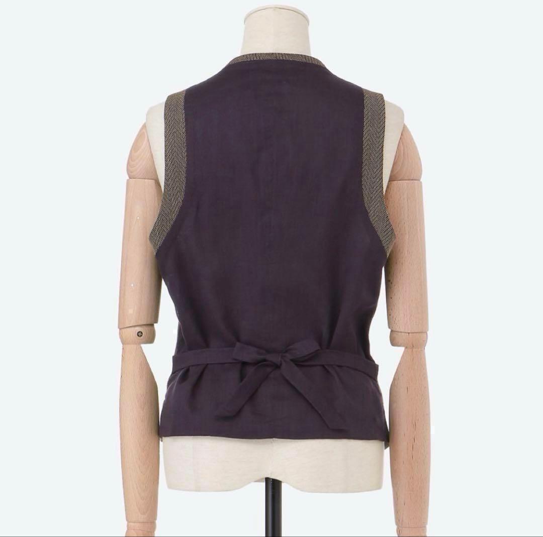 d*9様 最安値seya. セヤ SIWA ベスト　ヘリンボーン cristas