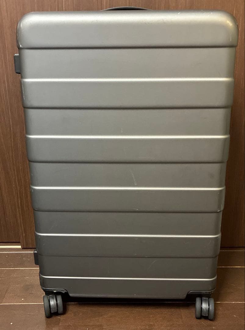 ななゆら⭐︎無印良品　バーを自由に調節できるハードキャリーケース　７５L