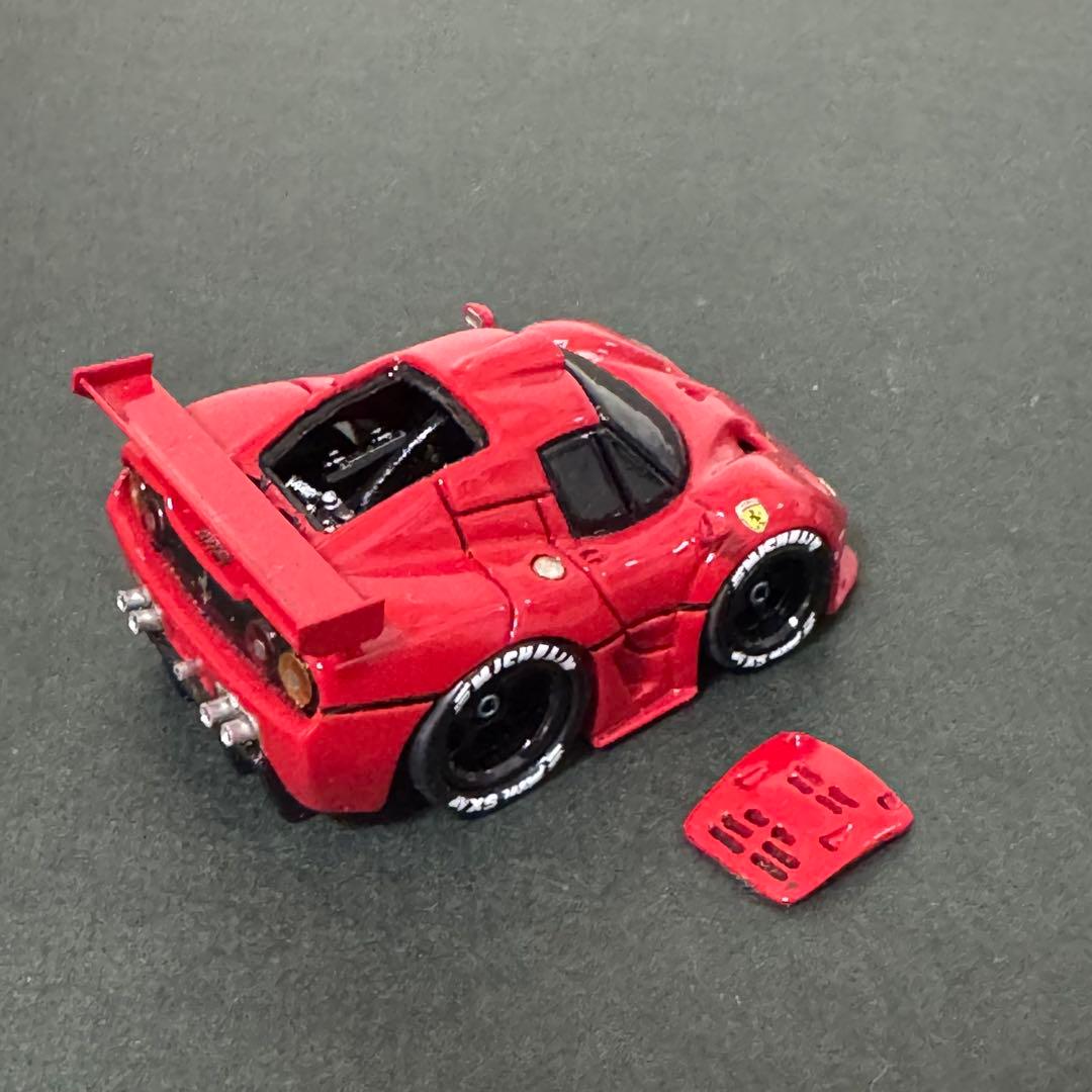 フェラーリ F50 エンジン蓋ありmini1000Qさん カスタムチョロQ完成品