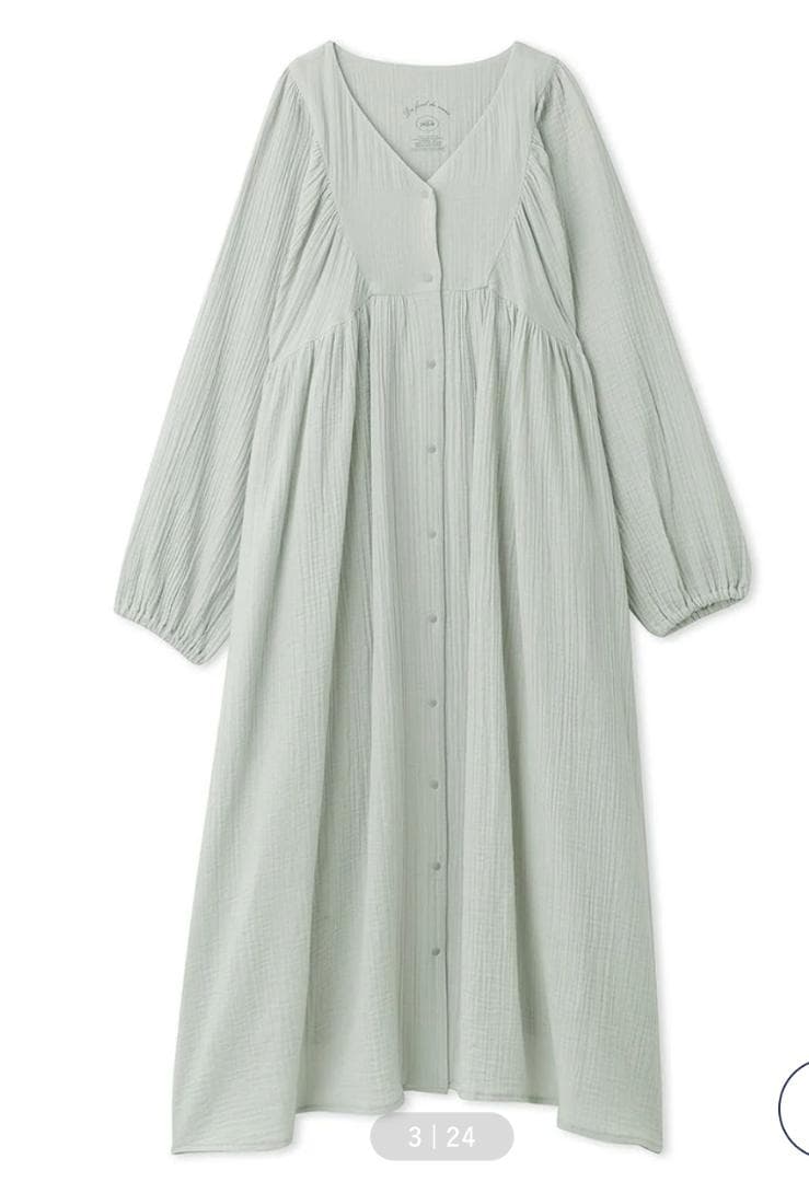 Gelato pique　ジェラピケ　マタニティガーゼワンピース