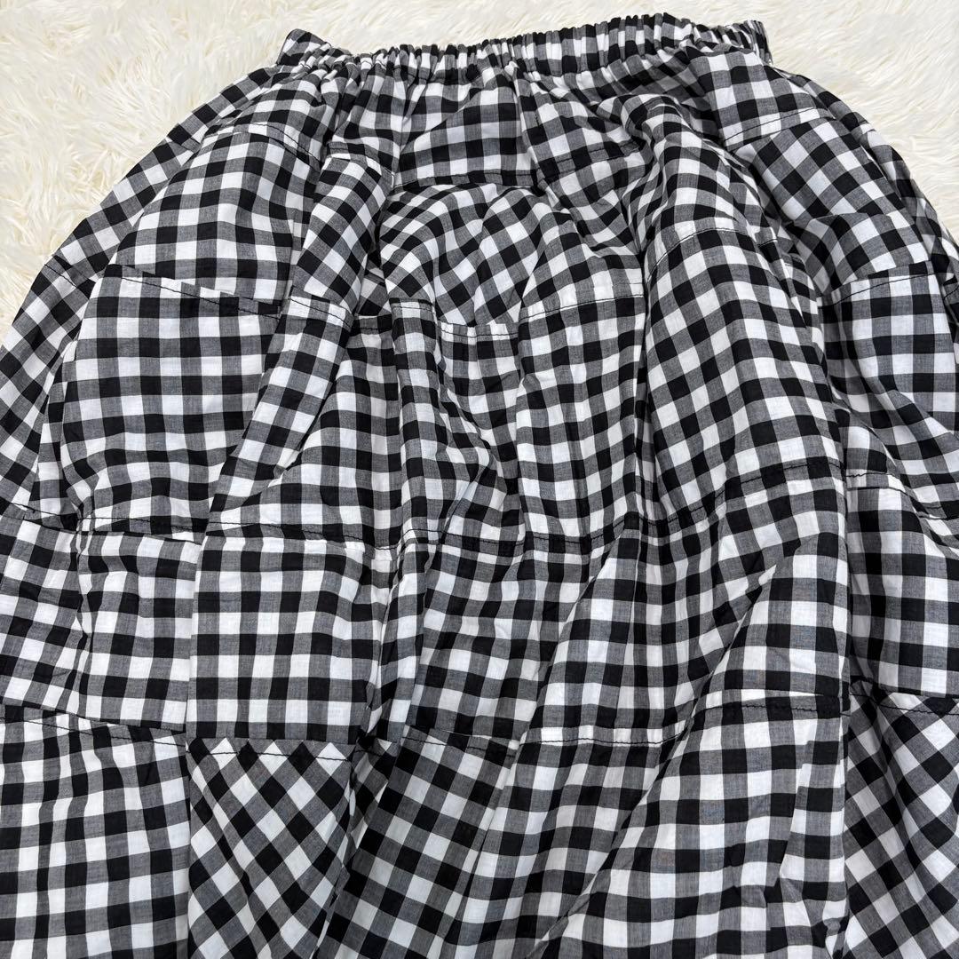 トリココムデギャルソン サルエルパンツ ギンガムチェック フリーサイズ