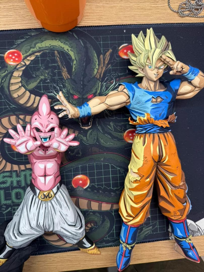 ドラゴンボール Z ブウ & 悟空 リペイント フィギュア